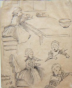 Barnstudier av Ottilia Eva Adelborg
