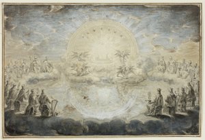 Scen ur Uppenbarelseboken av Ottmar Elliger the Younger