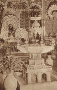 Morisk kiosk, nära det bayerska kungarslottet Linderhof
