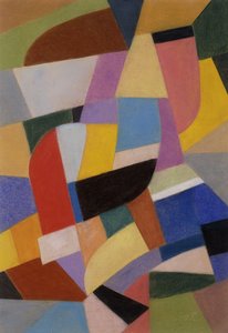 Sammansättning; Komposition, ca 1935-1937 (pastell på papper)