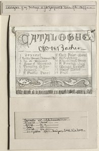 Katalog över mina målningar i J.W. Sargents, Cleveland, 17 december 1877, 1877. av Otto H. Bacher