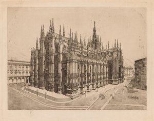 Katedralen, Milano. av Otto H. Bacher