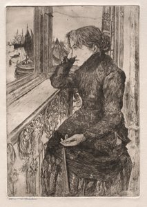 Etchings of Venice: Beautiful View, 1882. av Otto H. Bacher