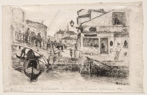 Ponte Tolentine, 1880. av Otto H. Bacher