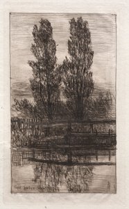 Poplar, Royal Garden, Schleissheim, 1879. av Otto H. Bacher