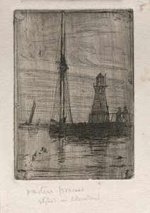 River Pier, 1890. av Otto H. Bacher