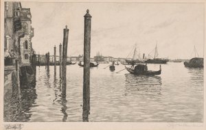 Canal Grande, Venedig av Otto Henry Bacher