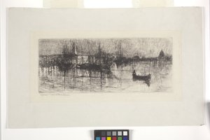 Regnig natt i Venedig av Otto Henry Bacher