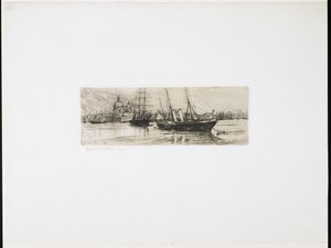 Två båtar av Otto Henry Bacher
