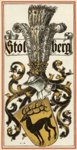 De tyska furstehusens vapen: Stolberg