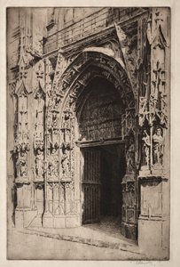 Portrail Central, Eglise St. Merri, Paris