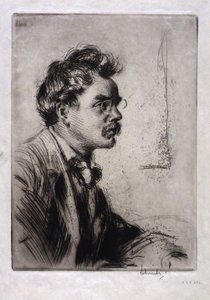 Porträtt av B.J.O. Nordfelt