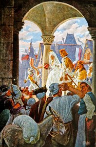 The Marriage of the Marquis of Carabas and the Princess, illustration från 