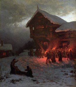 Slåss på en julfest