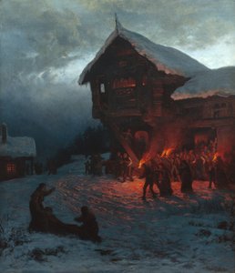 Slåss på en julfest i München