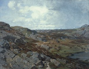 Högbergslandskap, Munchen av Otto Ludvig Sinding
