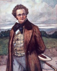 Schubert som vandrare / Nowak 1900