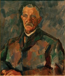 Porträtt av Ernst Langer av Otto Richard Langer