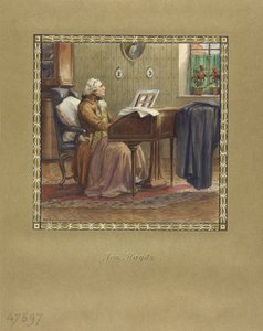 Joseph Haydn vid flygeln, 1917