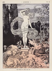 The Pure is All Pure (färg litho) av Otto Seitz