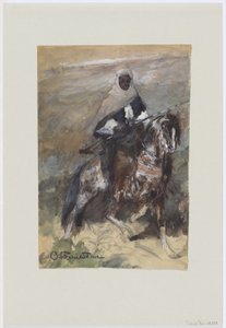 Ridande beduin av Otto von Faber du Faur