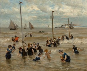 Bad vid havet, 1876.