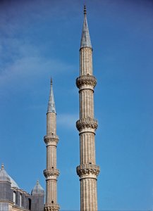 Detalj av minareterna (1575) av Ottoman School