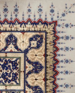 Osmansk konst: siddetalj av codex B 373, miniatyr. 1500-talet. Istanbul, Topkapi Sarayi Museum Library av Ottoman School