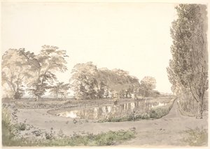 Dammen vid Vogneserup av P.C. Skovgaard