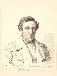 Porträtt av Niels Andersen i Forballe. av P.C. Skovgaard