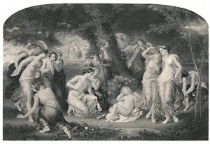Avväpning av Cupid Sonnet Cliv., c1870 av P. Lightfoot