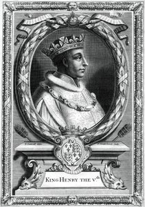 Henrik V, kung av England.