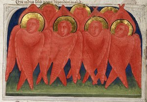 Serafer från regisserad Carmina av Convenevole da Prato