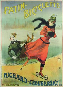 Affisch reklam rullskridskor
