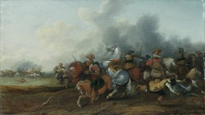 En kavalleri skärmytsling, 1632