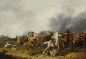En kavalleri skärmytsling, 1634