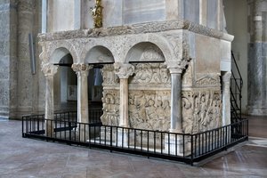 Stilichos sarkofag (marmor) av Paleo Christian