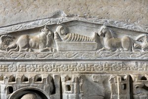 Stilichos sarkofag (marmor) av Paleo Christian