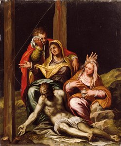 Klagosången över den döde Kristus av Paolo Farinati