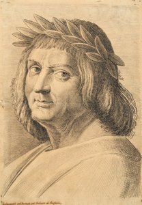 Torso and head of a man, från 42 Studies of Heads after Raphael av Paolo Fidanza