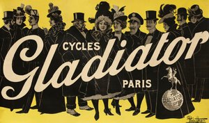 Cyklar Gladiator, c. 1900. av Paolo Henri