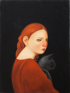 Laura, 2019 (olja på träpanel)
