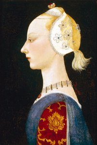 En ung dam av mode, 1462-1465 av Paolo Uccello