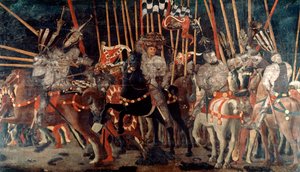 Slaget vid San Romano, 1432 c1435-1440 av Paolo Uccello