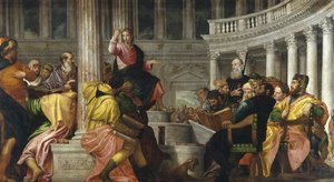 Kristus bland läkarna av Paolo Veronese
