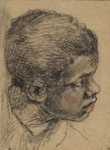 Huvud av en svart pojke, 1500-talet. av Paolo Veronese