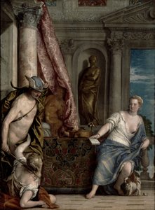 Hermes, Herse och Aglauros, ca 1576-84 av Paolo Veronese