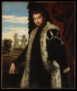 Porträtt av en man  av Paolo Veronese