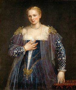 Porträtt av en venetiansk kvinna La Bella Nani, ca. 1560.