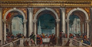 Festen i huset av Levi, 1573. av Paolo Veronese